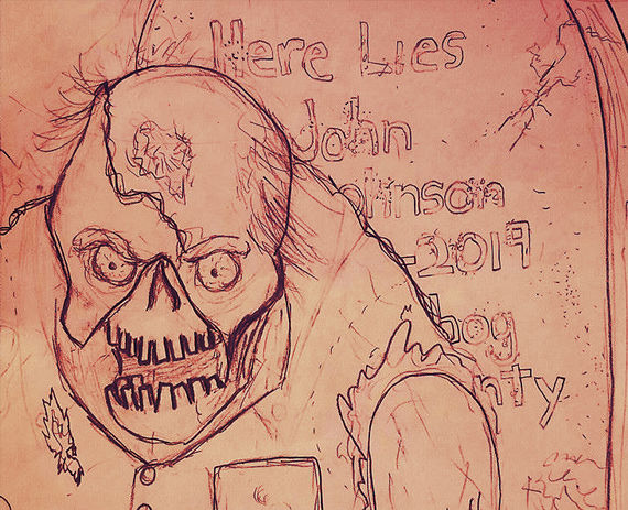 New Graveyard Shift fan art drawing of a monster